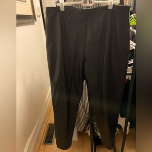 Black leather pants.